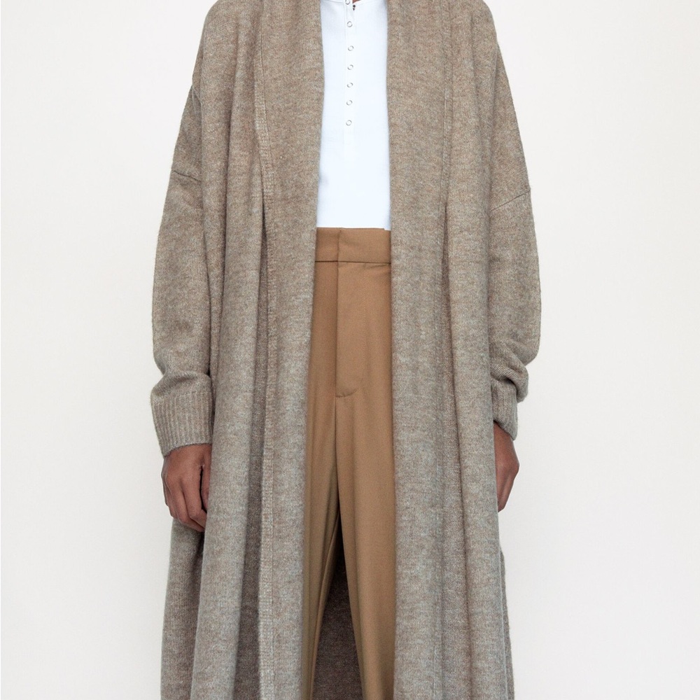 Zara Oversized Sweater Coat Size M - Picture 2 of 12